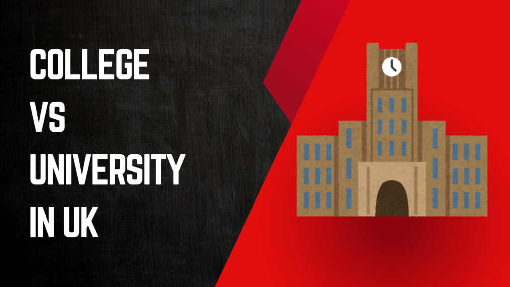 College vs University in UK