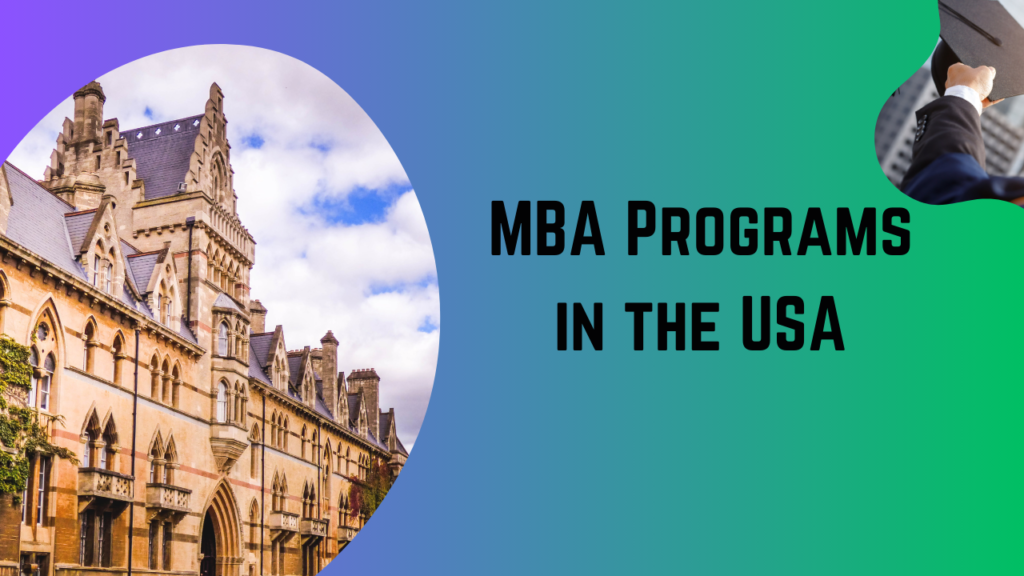 MBA Programs in the USA