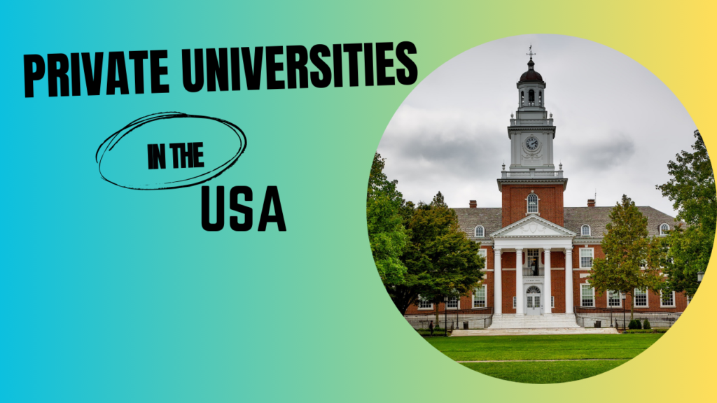 Private universities in the USA