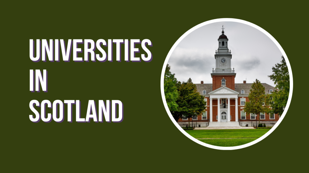 Universities
in
Scotland