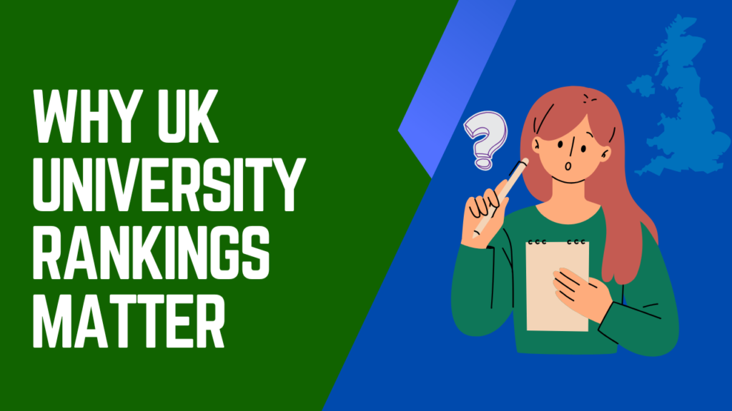 Why UK University Rankings Matter