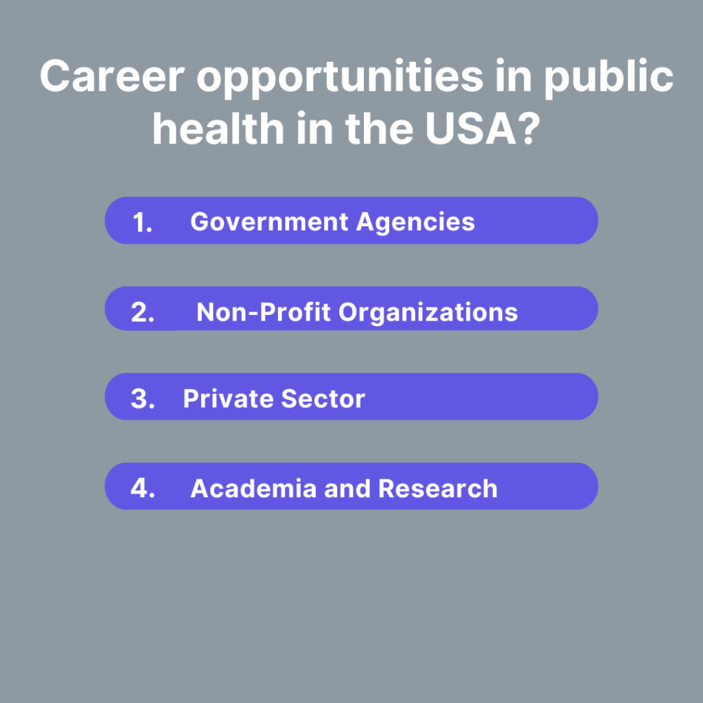 career opportunities in public health in the USA