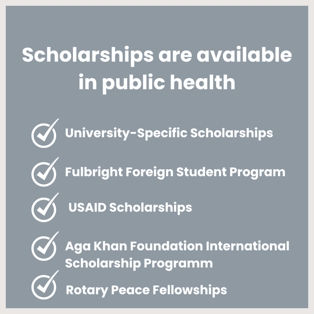 scholarships are available in public health