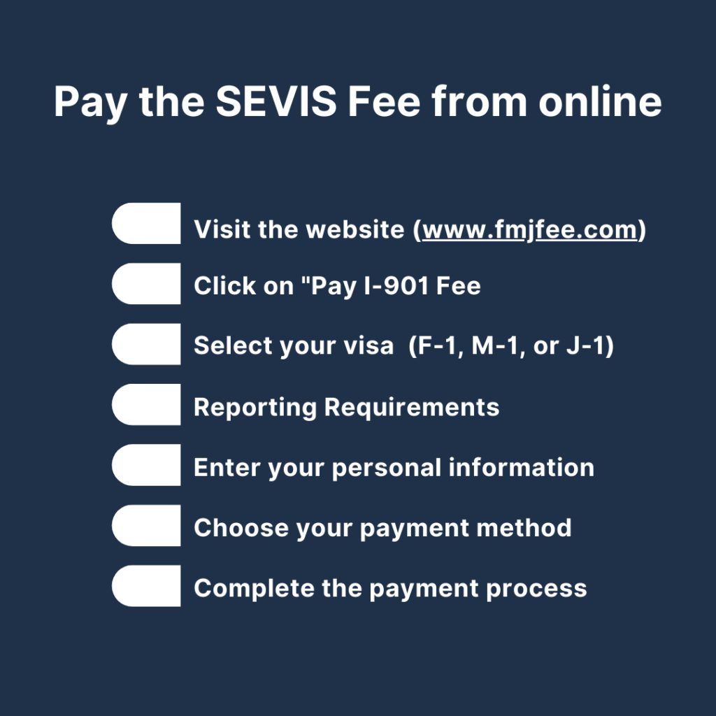 Pay the SEVIS Fee